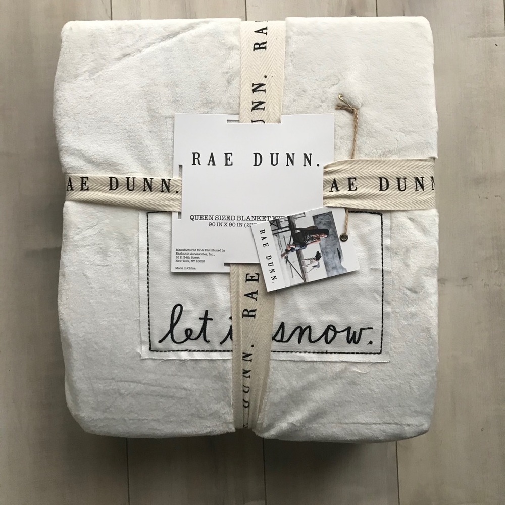 Rae Dunn Christmas blanket